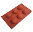 Silicone Hemisphere Mould - 6 Cup